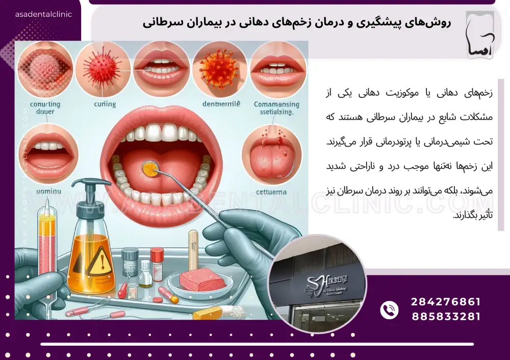 روش‌های پیشگیری و درمان زخم‌های دهانی در بیماران سرطانی